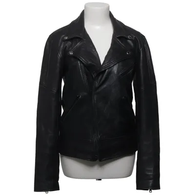 Bikerjacka (Svart) från Deadwood Skinn, Polyester