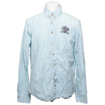 Shirt (Blauw, Wit) van New Zealand Auckland Katoen