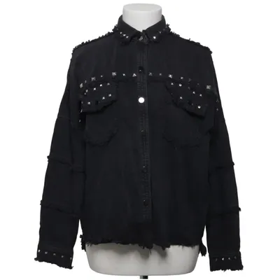 Jeansjacke (Schwarz) von Zara Woman Outerwear Baumwolle