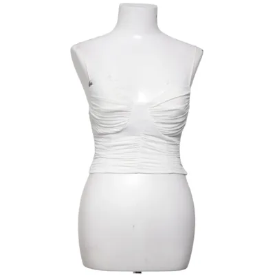 Crop top (White) from Love Triangle Elastane, Polyester