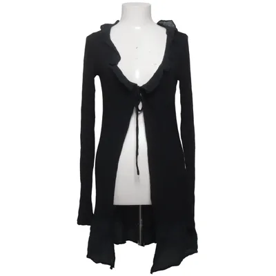 Cardigan (Noir) de Repeat Élasthane, Viscose, Laine