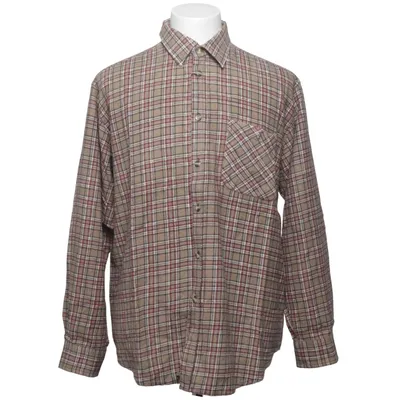Flannel shirt (Beige, Brown, Red) from Stanley Cotton