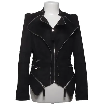 Bikerjacke (Schwarz) von Noémi Kent Polyurethan, Viskose