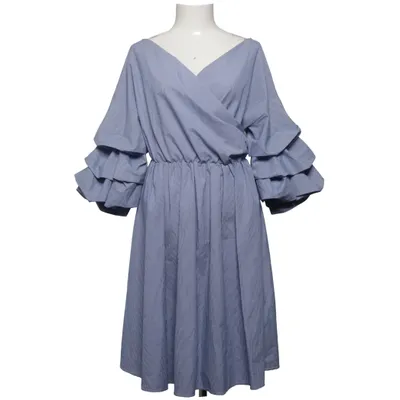 Jurk (Blauw, Wit) van Paccio Polyester
