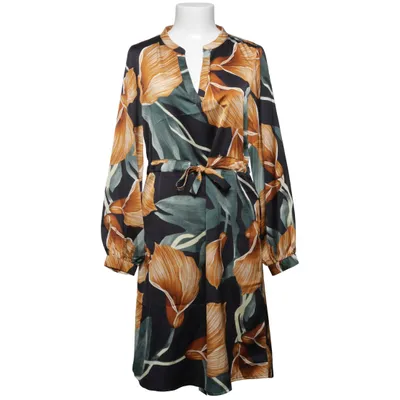 Klänning (Svart, Flerfärgad) från Object Polyester