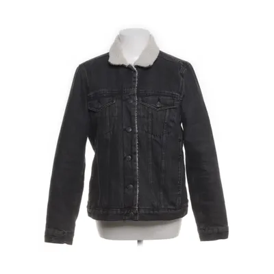 Fodrad jeansjacka (Svart, Flerfärgad) från Lager 157 Bomull, Polyester