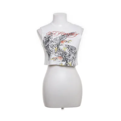 Crop top (White) from Ed Hardy x Urban Outfitters Cotton
