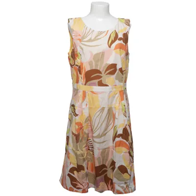 Dress (Yellow, Brown, Multicolored) from More & More Cotton, Elastane, Polyester