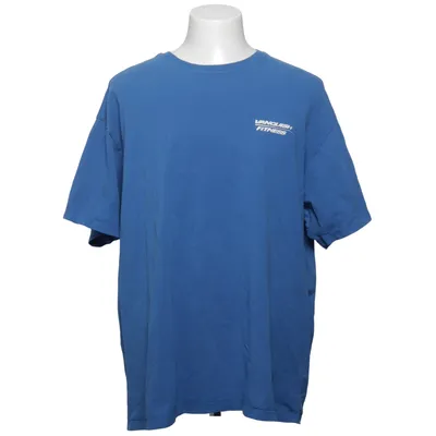 T-shirt (Bleu) de Vanquish Coton, Élasthane
