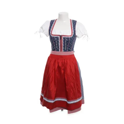 Dirndl (White, Blue, Red) from Landhaus by C&A Cotton, Polyamide, Polyester