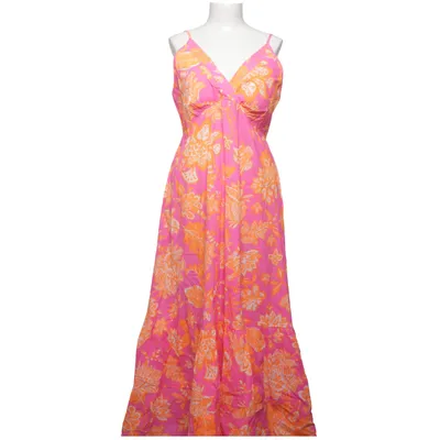 Maxikjole (Pink, Orange) fra Amanda Bomuld
