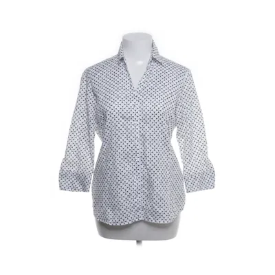 Blouse (White, Black) from Eterna Cotton