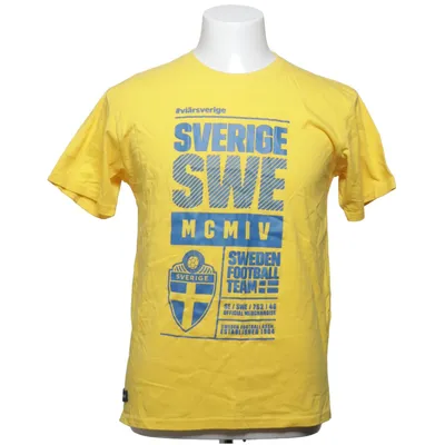 T-shirt (Gul, Blå) från Sverige Bomull