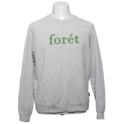 Sweatshirt (Grijs, Groen) van Forét Organisch katoen