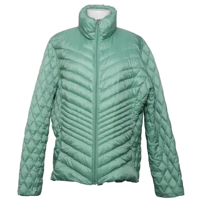 Lättviktsjacka (Grön) från Junge Dun, Fjädrar, Nylon, Polyester