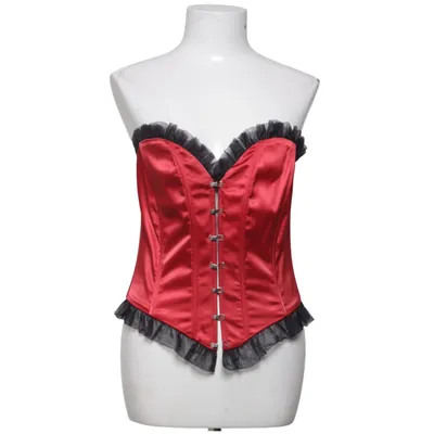 Korsett (Röd, Svart) från Laughing Vampire Polyester
