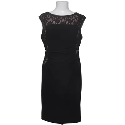 Robe de cocktail (Noir, Beige) de R&M Richards Élasthane, Polyamide, Polyester