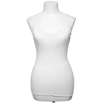 Tanktop  (Hvid) fra L.O.G.G by H&M Bomuld, Elastan