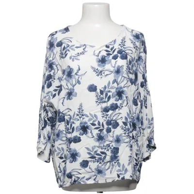 Blouse (Wit, Blauw) van New Collection