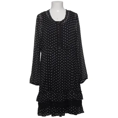Dress (Black, White) from Cotonel Polyester