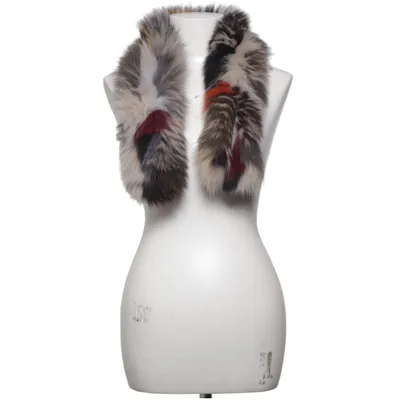 Fur collar (Gray, Multicolored)