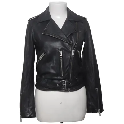 Bikerjacka (Svart) från Allsaints Skinn, Polyester