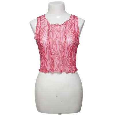 Crop top (Rose, Rouge) de Sinsay Élasthane