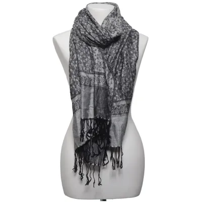 Halstørklæde (Sort, Grå) fra Pashmina