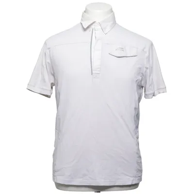 Polo (Blanc) de Equiline Élasthane, Polyamide