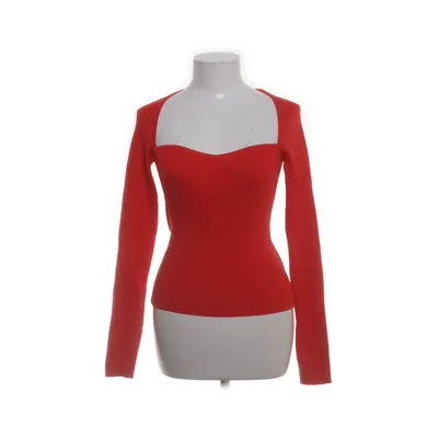 Långärmad t-shirt (Röd) från Gina Tricot Polyamid, Viskos