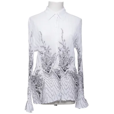 Skjorte (Hvid, Sort) fra Tia Polyester