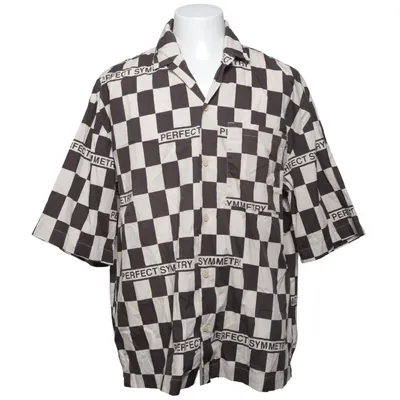 Kortärmad skjorta (Svart, Vit) från H&M Bomull