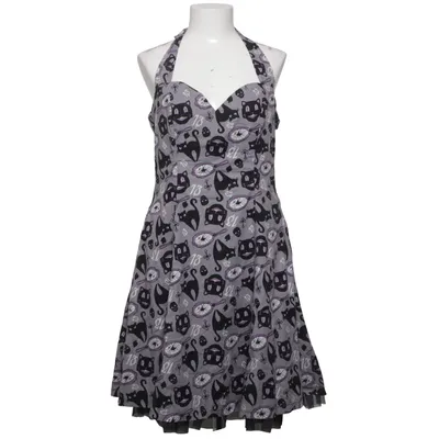 Robe dos-nu (Gris, Noir, Violet) de Banned Coton, Élasthane, Polyester