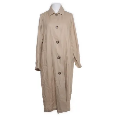 Frakke (Beige) fra Massimo Dutti Linned, Viscose