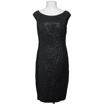 Cocktailklänning (Svart, Silverfärgad) från Comma Bomull, Metallfiber, Polyester