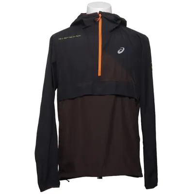 Anorak (Brown, Black) from Asics Polyester