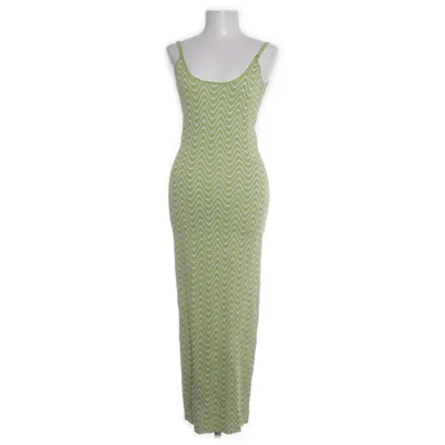Maxi jurk (Groen, Wit) van Envii Viscose, Polyamide