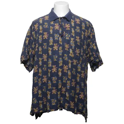 Pyjamahemd (Blau, Braun, Mehrfarbig) von Whitby Seide