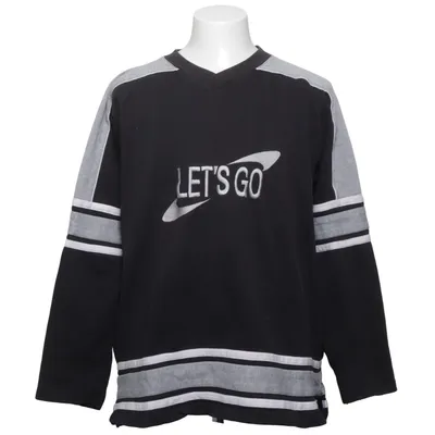Sweatshirt (Noir, Gris, Blanc) de Let's Go Coton, Polyester