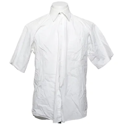 Korte mouwen shirt (Wit) van Claudio Katoen