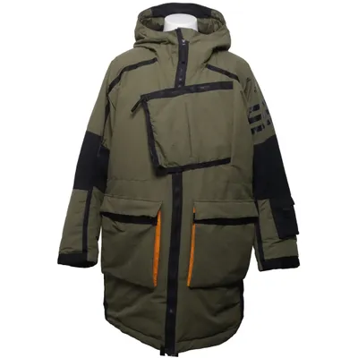 Dunjakke (Grøn, Sort) fra Adidas Dun, Elastan, Fjer, Genanvendt polyester