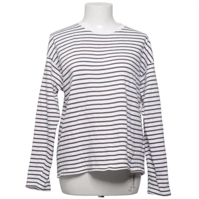 T-shirt à manches longues (Blanc, Noir) de Pull & Bear Coton