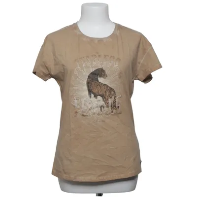 T-shirt (Beige) fra Garcia Bomuld
