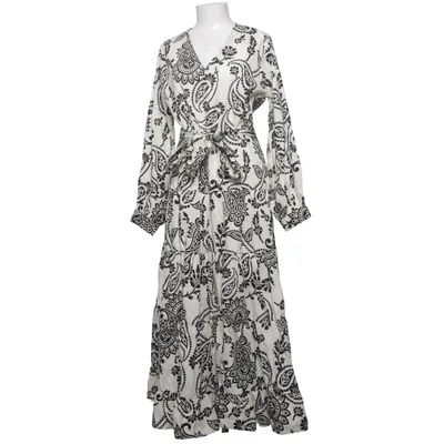 Maxi jurk (Zwart, Wit) van Ladies Fashion Katoen