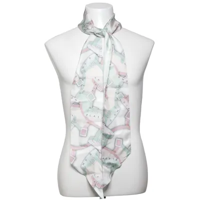 Suit scarf (White, Multicolored) from Plomo o Plata Silk
