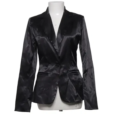Blazer (Black) from Risøe Cotton, Elastane, Polyester