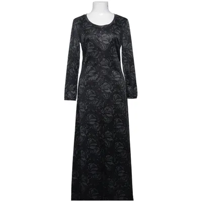Långklänning (Svart, Vit) från Almedahl Polyester