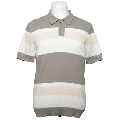 Polo shirt (Gray, White, Beige) from Riley Cotton