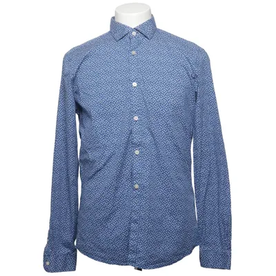 Shirt (Blauw, Wit) van Tom Tailor Katoen, Elastaan