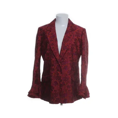 Blazer (Rouge, Multicolore) de Uterqüe Polyamide, Polyester, Viscose